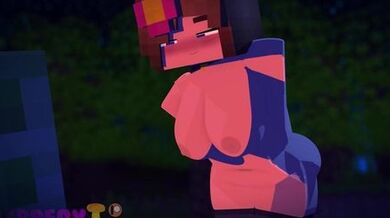 Minecraft Jenny x Minecraft Creeper