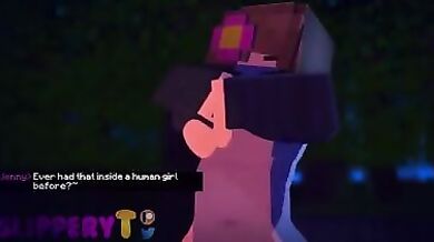 Minecraft Jenny x Minecraft Creeper