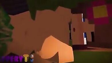 Minecraft Jenny x Minecraft Creeper