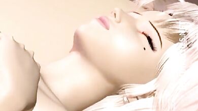 Horny blonde 3D hentai girl gets fucked