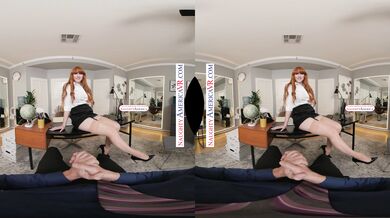 Your Busty Red Head Boss, Alex Harper, Will Give You A Big Raise If You Are Up To The Task - Juliana Grandi