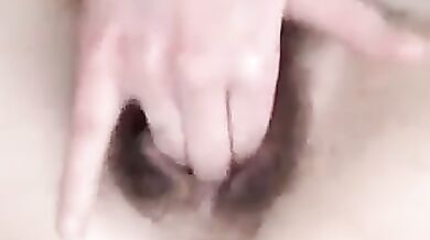 Hairy Skinny Cam Whore Ass-Fucks Herself With A Huge Dildo On Webcam