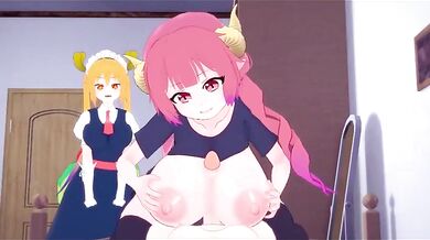 hentai anime compilation (dragon maid ilulu)