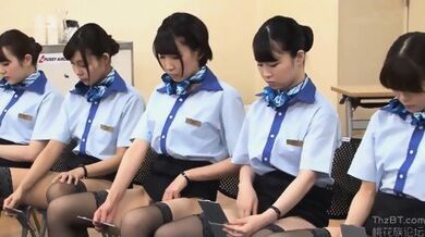 Full Service Hospitality Crouching Pussy Airlines Stewardesses