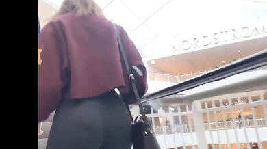 perfect big bubble ass black spandex at mall