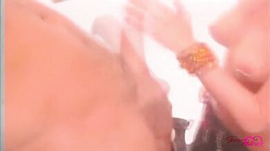 Curly Charmer Nicole Sheridan & Blonde Babes Go Wild With Some Dicks