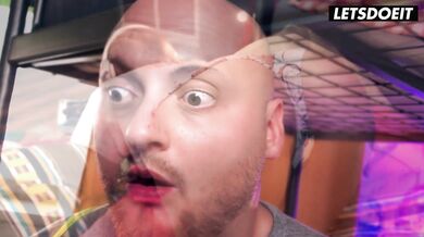 Gamer Girl Has Her Sweet Pussy Railed by Roommate - LETSDOEIT