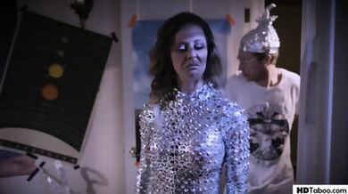 Sexy Alien MILF Rampages Nerd Dude's Ass - Cherie DeVille