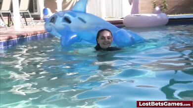 He is getting a blowjob from all of his four sexy friends