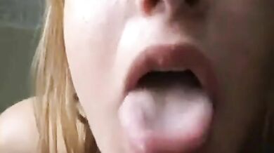 Amateur Girl Strips and Masturbates on Webcam