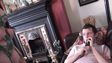 AuntJudyâ??sXXX â?? Mature MILF Josephine Catches Her Tenant Watching Porn