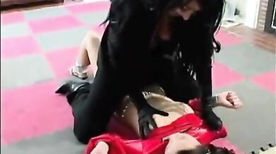 Superheroines Power Girl & Power Princess are Defeated and Doomed