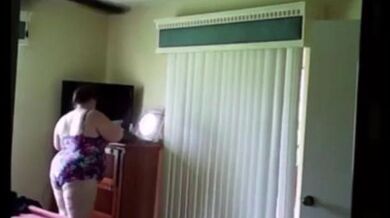 Grandma Chrissys getting ready to go to the pool in Florida