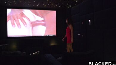 BLACKED Shy Model Anya Gets DPed By Two Huge BBCs - Anya Krey