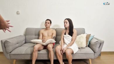 I discover my stepdaughter having sex in the sauna. LuchiBB ft Primiciax