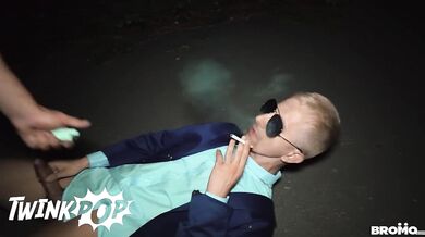 TWINKPOP - Jakob De Lung Rides Tom Bacan's Hard Cock Outdoors In Nature, Then Gets A Facial