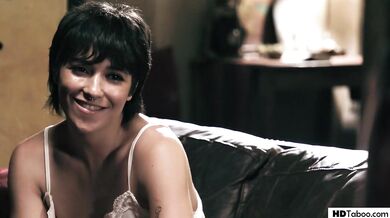 PURE TABOO Indeterminate Babe Creampied By Lesbian GF's Step Dad - Ryan Driller