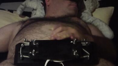 Kinky Panther balls pressed after a long time of abstinence