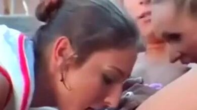 3 lesbian soccer girls