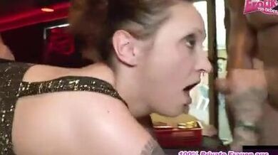 German 18 Year Old Amateur Teen At Creampie Gangbang