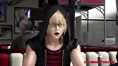 Curvy Milf Stepmom Dominates Big Cock Boy / Realistic 3D Hentai (Eng Dubbed)