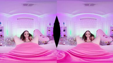 Sexy ebony Cali Caliente deepthroat big cock POV