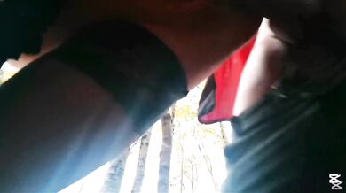 Perverse Dreams Of Being Fucked And Cummed In Mouth In The Woods Halloween