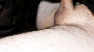 Handsome married dad feeds me his big load on his way home from work