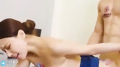 Chinese air stewardess first class service