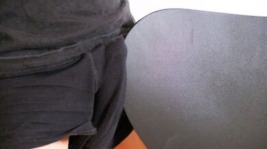 パンツの上からギンギン勃起ちんぽ擦りつけオナニー