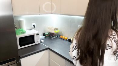 Stepmother with fat cock was caught by her horny Stepson and she made him suck her cum