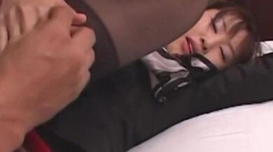 Barely Censored Pakopako Airlines Cabin Attendant Aina Fujisaki