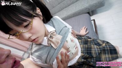 【mr.bunny】moso-015 White stockings beautiful girl deepthroat and squirt