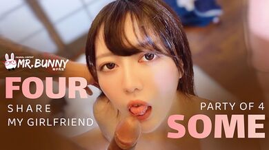 【mr.bunny】Share My Girlfriend foursome