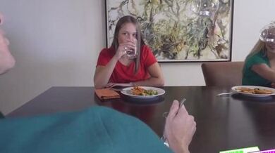 Cutie girl Rowe sucking hard meaty dick (Liza Rowe)