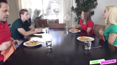 Cutie girl Rowe sucking hard meaty dick (Liza Rowe)