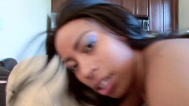 Busty Ebony With Pink Boot Love It In The Ass - Ebony Star