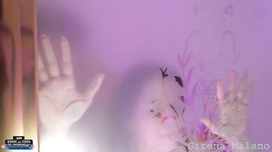 Fuck bitch big dick in shower In front of a neighbor Fuck girlfrien dildo took unawares