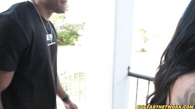 Stacked Payton Preslee Smashed By MONSTER Cocked BF Outside