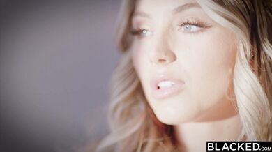 BLACKED Curvy Blonde Kayley Spots The Man Of Her Fantasies - Kayley Gunner