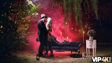 VIP4K. Hot Veronica Leal is having very rough anal sex on Halloween night