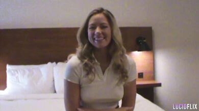 LUCIDFLIX Southern blonde hottie River Lynn responds to an ad to become a pornstar