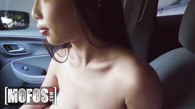 MOFOS - Busty Babe Jade Kush Gives A Random Guy She Just Met A Blowjob While He Is Driving