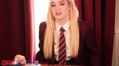 British Schoolgirl Upskirt J.O.I