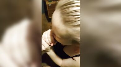 Teen blowjob swallow