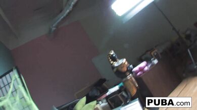 Gorgeous Big Tittied Brunette Celebrates the Season