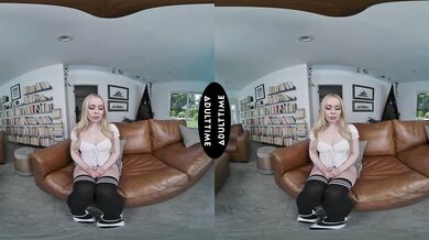 UP CLOSE VR - POV Joyful Haley Spades Gives You A 2 Handed Handjob Before Offering You Her Wet Pussy - Petite Deepthroat