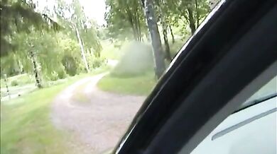 Offentlig avsugning i Hedemora, Sverige med ett ansiktsavslut