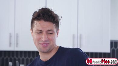 Teen stepsister came for big sausage and lucky stepbro enjoyed wet pussy (Jay Romero, Theodora Day)