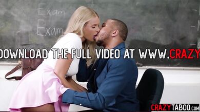Naughty petite blonde student Emma Hix fucks lucky big black cock teacher (John Legendary, ????Emma Hix????)